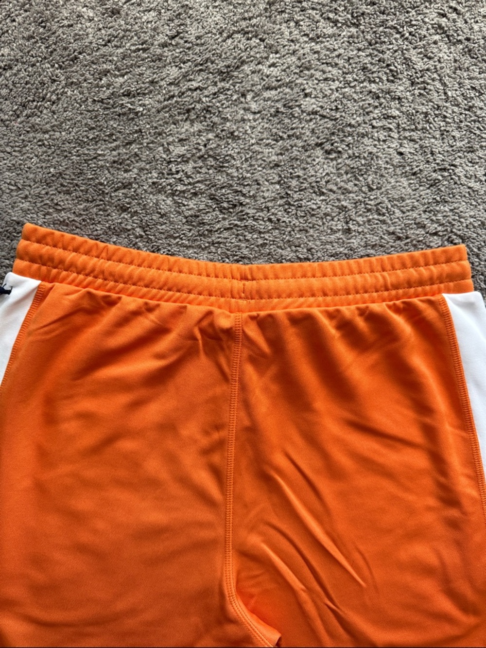 NWT Men’s Fila Groundbreaker Knit Short Orange/White Size S - Picture 11 of 13